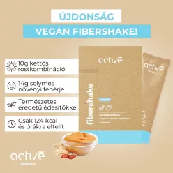 activé FiberShake Vegan- mogyoróvaj - Bio és natúr élelmiszerek