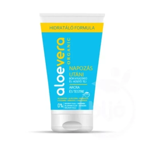 Alveola aloe vera eredeti napozás utáni bőrnyugtató és hűsítő tej 150 ml - Bio és natúr kozmetikumok