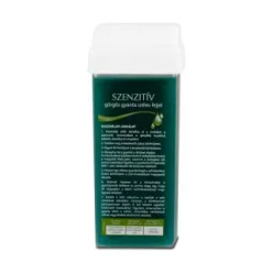 Görgős gyantapatron - széles görgőfejjel (100ml) - zöld - Bio és natúr intim termékek