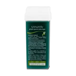 Görgős gyantapatron - széles görgőfejjel (100ml) - zöld - Bio és natúr intim termékek
