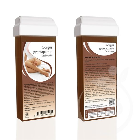 Görgős gyantapatron - széles görgőfejjel (100ml) - csokoládé illattal