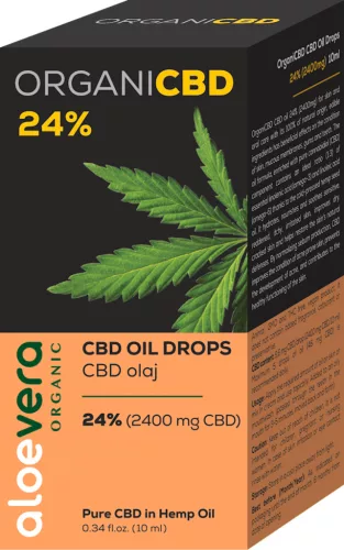 OrganiCBD cbd olaj 24% 2400mg 10 ml