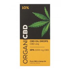 OrganiCBD cbd olaj 10% 1000mg 10 ml - Bio és natúr étrendkiegészítők