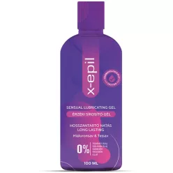 X-Epil - Érzéki síkosító gél (100ml) - Bio és natúr intim termékek