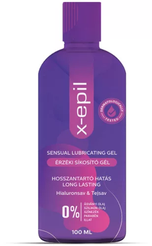 X-Epil - Érzéki síkosító gél (100ml) - Bio és natúr intim termékek