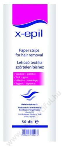 X-Epil lehúzó textilcsíkok 50 db - Bio és natúr kozmetikumok