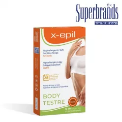 X-Epil Gélgyantacsíkok Testre Hipoall. 12 db - Bio és natúr kozmetikumok