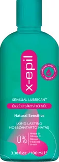 X-Epil Natural Sensitive - érzéki síkosító gél (100ml) - Bio és natúr intim termékek