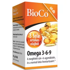 Bioco omega 3-6-9 kapszula 60 db - Bio és natúr étrendkiegészítők