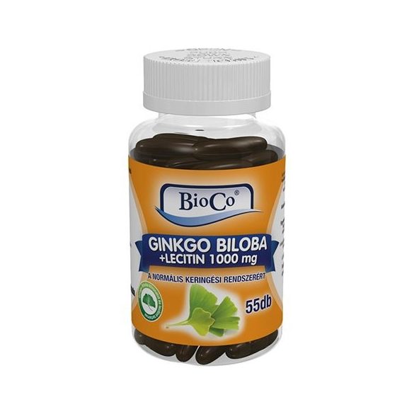 Bioco gingko biloba+lecitin 1000mg tabletta 90 db