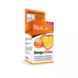 Bioco omega-3 forte kapszula 100 db - Bio és natúr étrendkiegészítők
