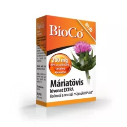 Bioco máriatövis kivonat extra tabletta 80 db - Bio és natúr étrendkiegészítők