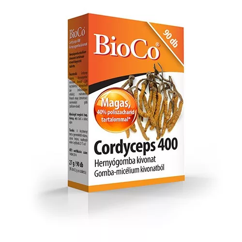 Bioco cordyceps 400 tabletta 90 db - Bio és natúr étrendkiegészítők