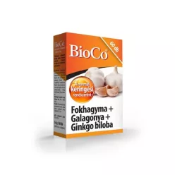 Bioco fokhagyma+galagonya+gingko biloba tabletta 60 db - Bio és natúr étrendkiegészítők