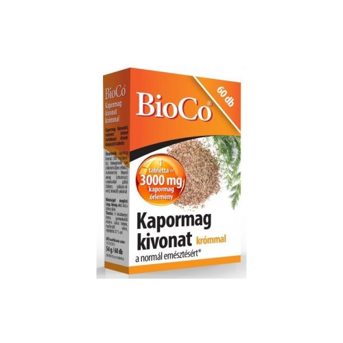 Bioco kapormag kivonat kapszula 60 db - Bio és natúr étrendkiegészítők