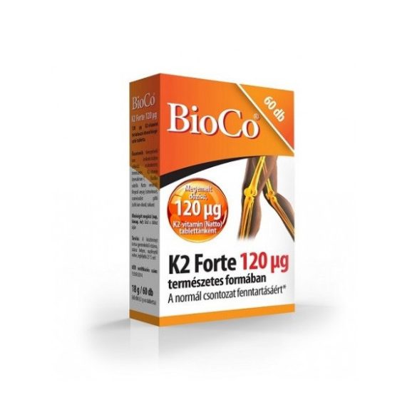 Bioco k2 vitamin forte tabletta 60 db