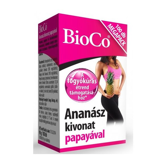 Bioco ananász kivonat papayával megapack 100 db