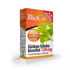Bioco ginkgo biloba tabletta 120mg 90 db - Bio és natúr étrendkiegészítők
