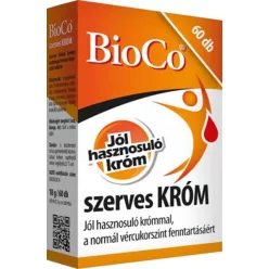 Bioco szerves króm tabletta 60 db - Bio és natúr étrendkiegészítők