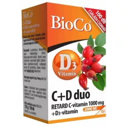 Bioco c+d duo retard vitamin kapszula 100 db - Bio és natúr étrendkiegészítők