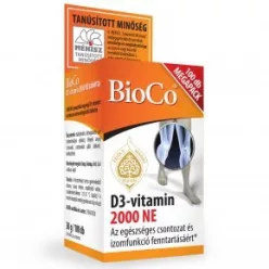 Bioco D3-vitamin 2000NE 100 db - Bio és natúr étrendkiegészítők