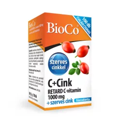 Bioco c+cink retard c-vitamin 1000 mg 100 db - Bio és natúr étrendkiegészítők