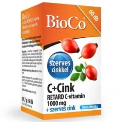 Bioco c+cink retard c-vitamin 1000 mg 60 db - Bio és natúr étrendkiegészítők
