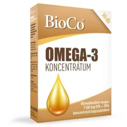 Bioco omega-3 koncentrátum 30 db - Bio és natúr étrendkiegészítők