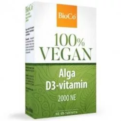Bioco vegan alga D3-vitamin 2000 NE kapszula 60 db - Bio és natúr étrendkiegészítők