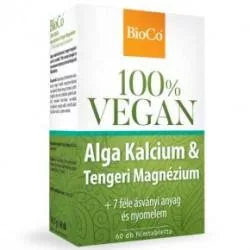 Bioco Vegán Alga Kalc.& Tengeri Magn. T. 60 db - Bio és natúr étrendkiegészítők