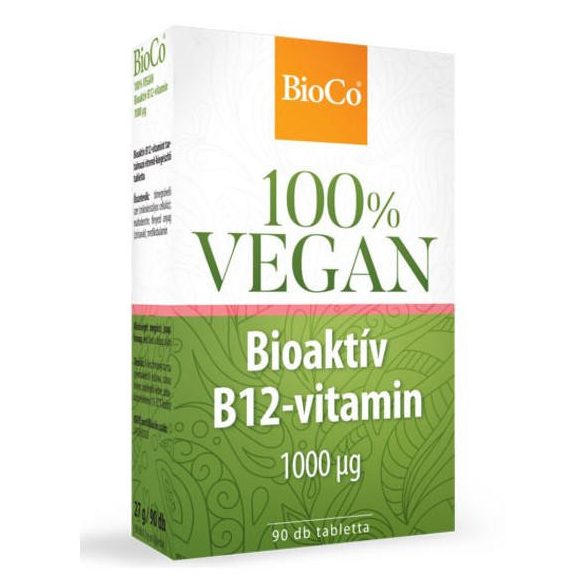 Bioco Vegán Bioaktív B12-Vitamin Tab. 90 db