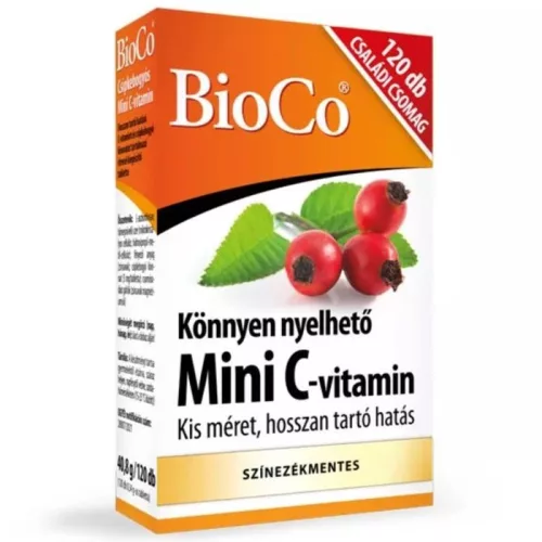BIOCO C-VITAMIN MINI CSALÁDI CSOM. 120 db - Bio és natúr étrendkiegészítők