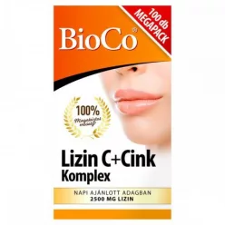 BIOCO LIZIN C+CINK KOMPLEX 100DB - Bio és natúr étrendkiegészítők