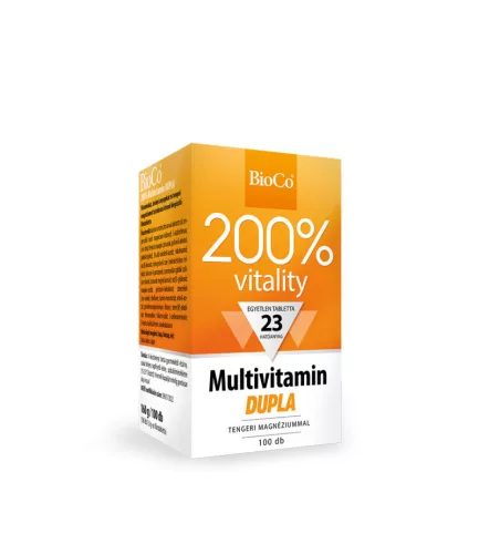 BIOCO MULTIVITAMIN DUPLA 200% TABL.100DB - Bio és natúr étrendkiegészítők
