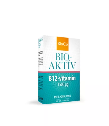 BIOCO B12-VITAMIN 1500MG BIOAKTÍV TABL. - Bio és natúr étrendkiegészítők