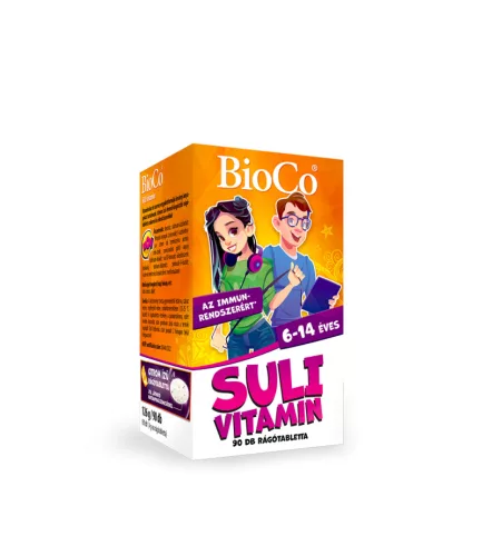 BIOCO SULI VITAMIN RÁGÓTABLETTA 90 db - Bio és natúr étrendkiegészítők