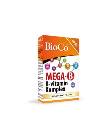 BIOCO MG-BISZGLICINÁT+B6 MEGAP.TBL.90 db - Bio és natúr étrendkiegészítők