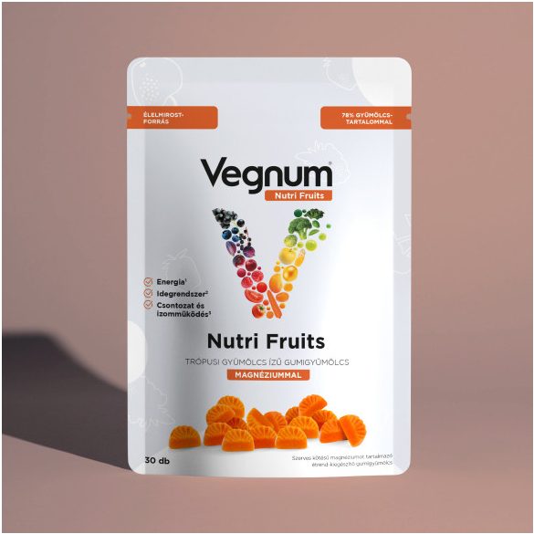 Vegnum Nutri Fruits trópusi gyümölcs ízű magnéziummal