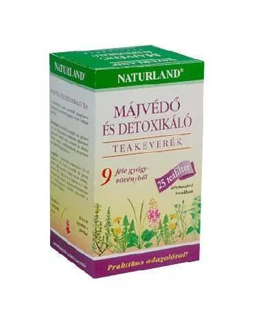 Naturland májvédő tea 25x1,5g 38 g - Bio és natúr élelmiszerek