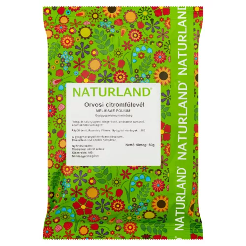 Naturland orvosi citromfű tea 50 g - Bio és natúr élelmiszerek