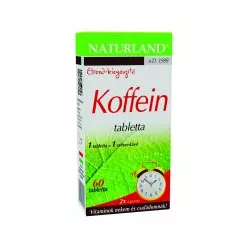 Naturland koffein tabletta 60 db - Bio és natúr étrendkiegészítők