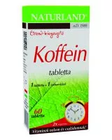 Naturland koffein tabletta 60 db - Bio és natúr étrendkiegészítők