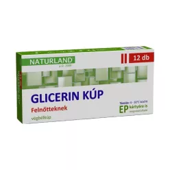 Naturland glicerin kúp felnőtteknek 2500mg 12 db - 