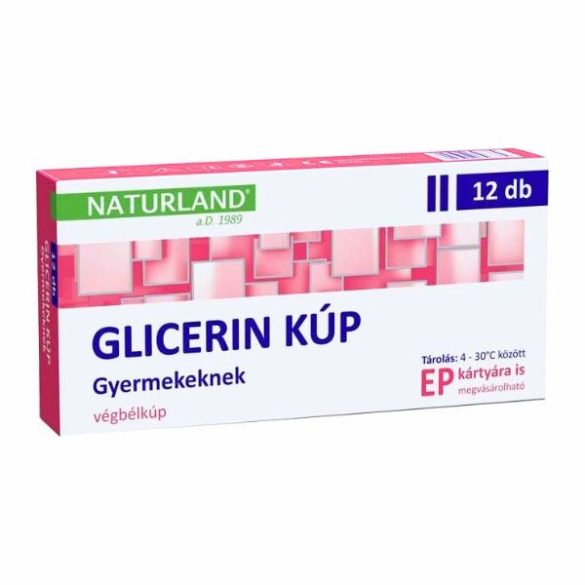 Naturland glicerin kúp gyerekeknek 1500mg 12 db