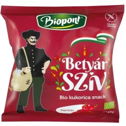 BIOPONT BIO KUKORICÁS SNACK BETYÁR SZÍV - Bio és natúr élelmiszerek