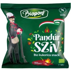 BIOPONT BIO KUKORICÁS SNACK PANDÚR SZÍV - Bio és natúr élelmiszerek