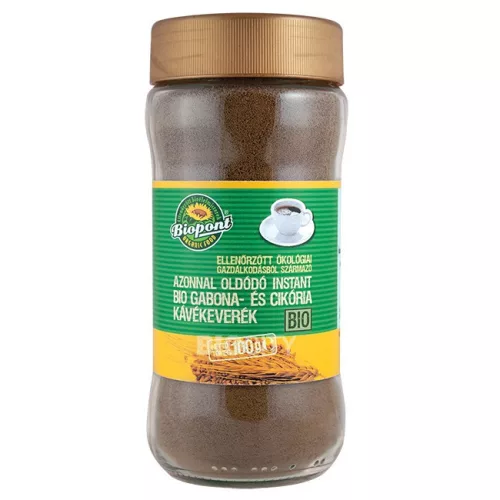 Biopont bio gabonakávé-keverék instant üveges 100 g - Bio és natúr élelmiszerek