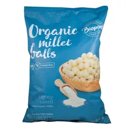 Biopont bio extrudált kölesgolyó enyhén sós 100 g - Bio és natúr élelmiszerek
