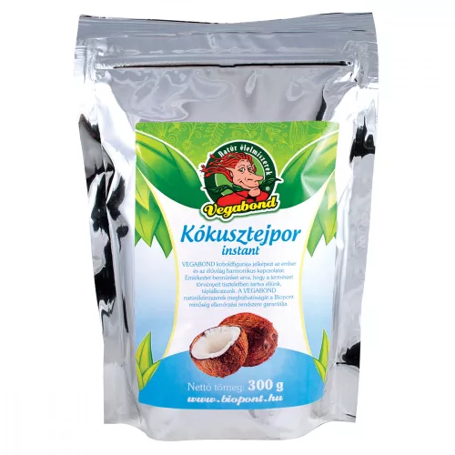 Vegabond kókuszital por instant 300 g - Bio és natúr élelmiszerek