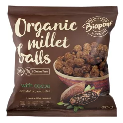 Biopont bio extrudált kölesgolyó kakaós 60 g - Bio és natúr élelmiszerek
